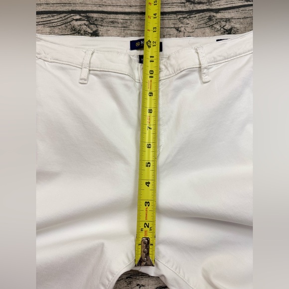 Nautica Women’s Tencel Ankle Trouser Pant Stretch, Size 10/30 (White) - Picture 3 of 8